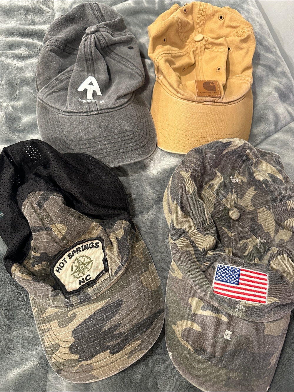 Carhartt lot 4 trail running hiking vintage women’s baseball caps hiking